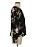 Monteau Floral Black Long Sleeve Blouse Size S - photo 4