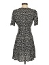 Leith 100% Viscose Polka Dots Black Casual Dress Size XS - photo 2