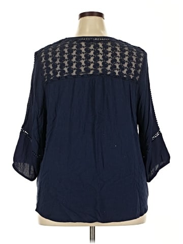 Hannah 3/4 Sleeve Blouse (view 2)