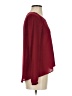 Dina Be 100% Polyester Burgundy Long Sleeve Blouse Size XS - photo 4