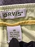 Orvis Solid Yellow Shorts Size 14 - photo 3
