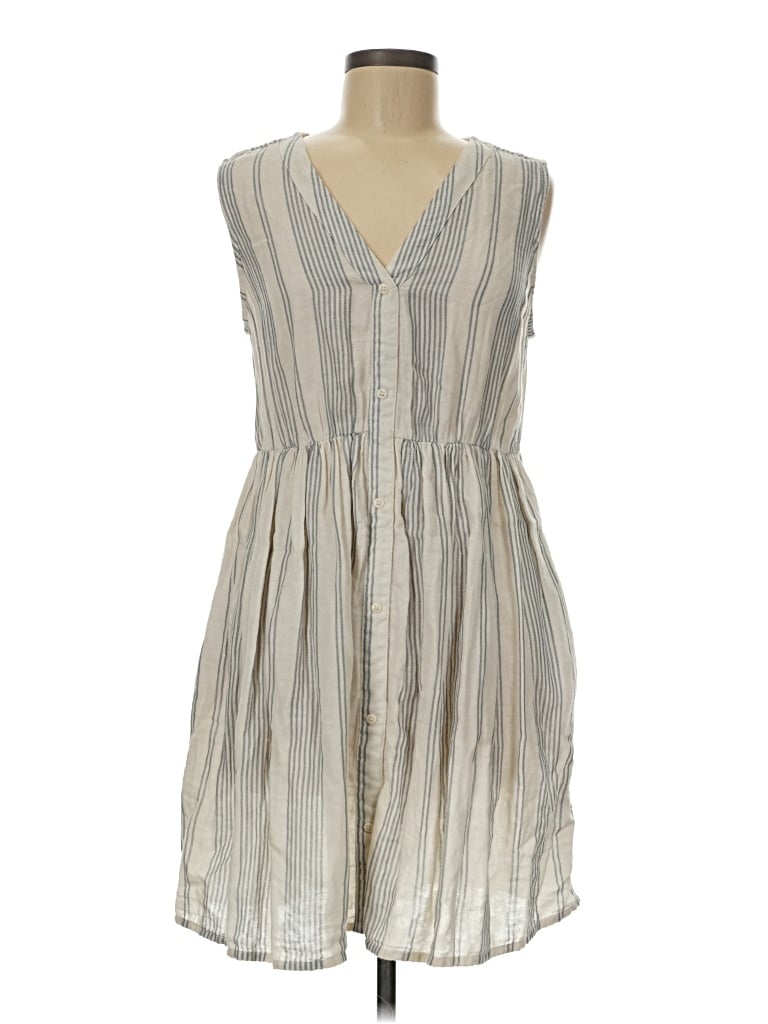 Pre-owned Pact Casual Dress In Gray