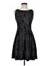 Xhilaration Paisley Black Cocktail Dress Size S - photo 1