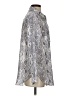 Pilcro 100% Modal Paisley Silver Long Sleeve Blouse Size XS - photo 4