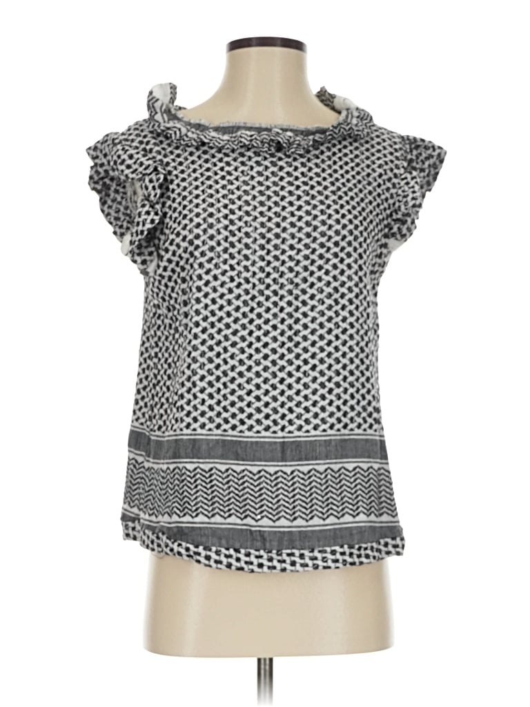 Pre-owned Cecilie Copenhagen Sleeveless Blouse In Silver