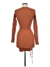 May Pink Brown Tan Cocktail Dress Size M - photo 2