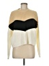 Moon & Madison 100% Acrylic Color Block Yellow Pullover Sweater Size M - photo 1
