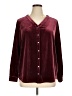 Lands' End Burgundy Long Sleeve Blouse Size 1X - photo 1