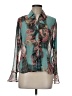 Koret Paisley Teal Long Sleeve Blouse Size 8 (petite) - photo 1