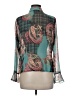 Koret Paisley Teal Long Sleeve Blouse Size 8 (petite) - photo 2