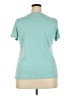 Emma James 100% Cotton Teal Short Sleeve Top Size 2X - photo 2