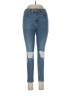 Topshop Hearts Blue Jeans Size 30 waist - photo 1
