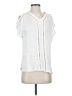 Raisins White Short Sleeve Blouse Size S - photo 1
