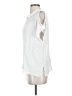 Raisins White Short Sleeve Blouse Size S - photo 5
