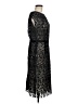Lela Rose Graphic Black Cocktail Dress Size M (estimated) - photo 4