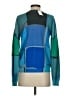 In bed with yOu Color Block Blue Cardigan Size S - photo 2