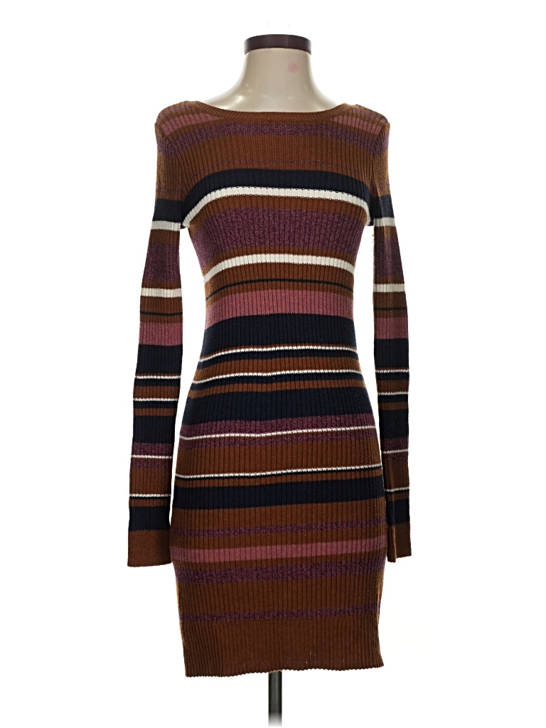 Pre-owned American Eagle Outfitters Casual Dress In Brown