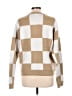 Assorted Brands Checkered-gingham Tan Cardigan Size L - photo 2