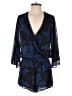 Olivaceous 100% Polyester Graphic Blue Romper Size S - photo 1