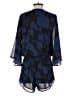 Olivaceous 100% Polyester Graphic Blue Romper Size S - photo 2