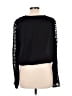 rue21 100% Polyester Black Long Sleeve Top Size L - photo 2