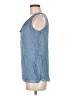 Carla Conti Blue Sleeveless Blouse Size M - photo 5