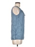 Carla Conti Blue Sleeveless Blouse Size M - photo 4