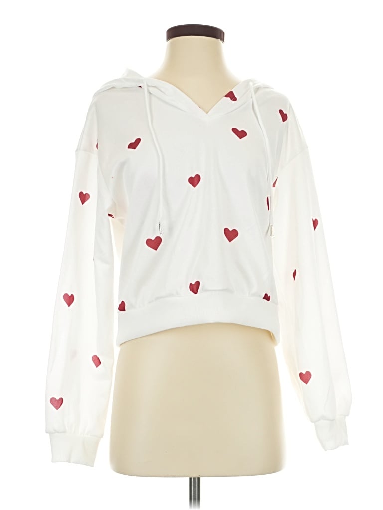 Pre-owned Unbranded Sweatshirt In White