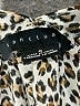 Sanctuary 100% Polyester Animal Print Brown Short Sleeve Blouse Size S - photo 7