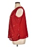 Notations 100% Polyester Red Sleeveless Blouse Size 1X - photo 5