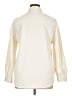 Stradivarius Solid Ivory Long Sleeve Button-Down Shirt Size XL - photo 2