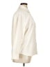 Stradivarius Solid Ivory Long Sleeve Button-Down Shirt Size XL - photo 4