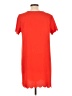 Lux Solid Red Orange Casual Dress Size L - photo 2