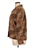 Joanna 100% Polyester Animal Print Brown Long Sleeve Blouse Size XL - photo 5