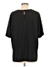 Ashley Stewart 100% Polyester Black Short Sleeve Top Size EU 38 - photo 2