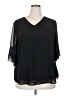 Assorted Brands 100% Polyester Black 3/4 Sleeve Blouse Size XXL - photo 1