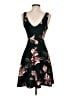 Soprano Floral Black Casual Dress Size XS - photo 2