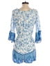 Olia 100% Rayon Blue Romper Size S - photo 2