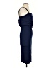 Soprano Solid Blue Cocktail Dress Size S - photo 4