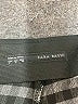 Zara Basic Checkered-gingham Black Casual Pants Size L - photo 7