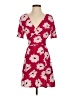 Leith 100% Viscose Floral Red Casual Dress Size XS - photo 1