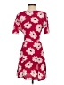 Leith 100% Viscose Floral Red Casual Dress Size XS - photo 2
