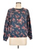 Kelly Renee 100% Polyester Floral Blue Pullover Sweater Size M - photo 1