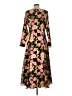 Alexia Admor 100% Polyester Floral Black Casual Dress Size L (estimated) - photo 2