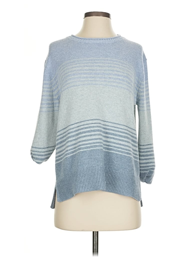 Pre-owned Ella Moss Pullover Sweater In Blue