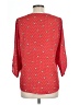 Sweet Rain 100% Polyester Red 3/4 Sleeve Blouse Size L - photo 2