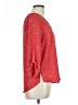 Sweet Rain 100% Polyester Red 3/4 Sleeve Blouse Size L - photo 4