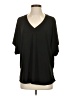 White Birch Black Short Sleeve Blouse Size S - photo 1
