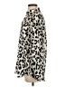 Zara Animal Print Ivory Long Sleeve Blouse Size XS - photo 5