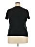 Mix & CO Black Short Sleeve Top Size 2X - photo 2